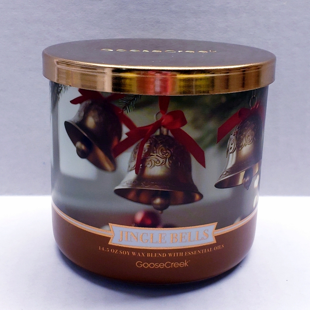 Goose Creek JINGLE BELLS Large 3-Wick Scented Candle, 14.5 oz